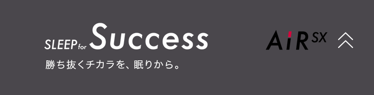 AiR SX STYLE for Success 勝ち抜くチカラを、眠りから。